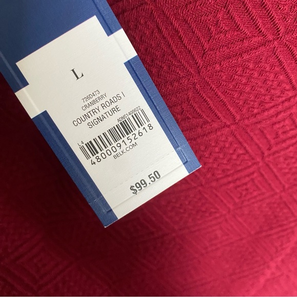 Crown & Ivy Dress Country Roads Signature Cranberry Tunic Burgundy Maroon - Picture 13 of 15